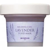 Mască de față hidratantă și calmantă Skinfood Lavender Food Mask cu 10% apă de flori de lavandă - 120 g