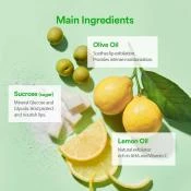 TOCOBO Lemon Sugar Scrub Masca Exfolianta pentru Buze Lamaie - Exfoliere Delicata si Hidratare Profunda, 20 ml
