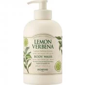 SKINFOOD Lemon Verbena Gel de Dus Revigorant cu Extract Natural - Curatare Delicata si Hidratare Intensa, 450 ml