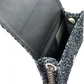 Light Grey Animal Print Limited Edition Leather Belt bag