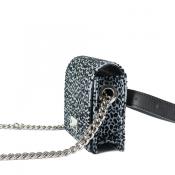 Light Grey Animal Print Limited Edition Leather Belt bag