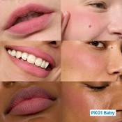 FWEE Blurry Pudding Pot Fard Multifunctional PK01 Baby Roz - Blush si Ruj Hidratant cu Efect Mat Catifelat, 5 gr