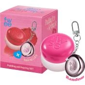 FWEE Blurry Pudding Pot Balsam Colorat Buze si Obraji PK04 Crush Rosu - Efect Mat Catifelat si Hidratare, 5 gr