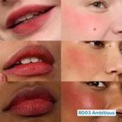 FWEE Lip and Cheek Blurry Pudding Pot Balsam Colorat pentru Buze si Obraji RD03 Ambitious - Efect Blurat Mat, Hidratare si Catifelare, 5 gr