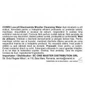 COSRX Low ph Niacinamide Micellar 400 ml - apa micelara formulata cu niacinamida si Zinc PCA, care contribuie la curatarea tenului si la mentinerea echilibrului pH-ului cutanat