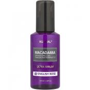 KUNDAL Macadamia Hair Serum ser de par English Rose - hidratare si stralucire, 100 ml