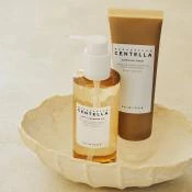 SKIN1004 Madagascar Centella Double Cleansing Duo Set – Spumă de Curățare 125 ml și Ulei de Curățare 200 ml | Curățare Profundă și Hidratare