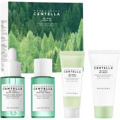 SKIN1004 Madagascar Centella Tea-Trica Travel Kit - Set formulat cu extract de arbore de ceai si Centella Asiatica, care contribuie la indepartarea excesului de sebum si a impuritatilor, la ingrijirea porilor si la calmarea pielii