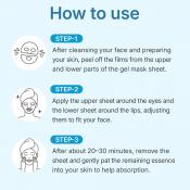 CENTELLIAN24 Madeca Lab Hyal Waterfull Glow Gel Mask Masca de fata - hidratare si luminozitate, 22 gr