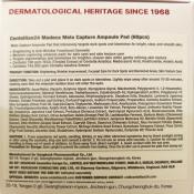 CENTELLIAN24 Madeca Mela Capture Ampoule Pad - ser de fata formulat cu TECA Centella Asiatica si GLUTA-C (glutation + vitamina C), care contribuie la estomparea petelor pigmentare si la uniformizarea tonului pielii - 60 buc