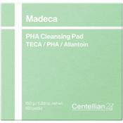 CENTELLIAN24 Madeca PHA Cleansing Pad - dischete demachiante formulate cu Centella Asiatica (TECA) si PHA (Gluconolactona), care contribuie la indepartarea machiajului, impuritatilor si excesului de sebum si la metinerea aspectului proaspat si uniform al pielii - 60 buc