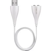 Magnetic USB Cable - Cablu de incarcare magnetic Alb compatibil cu dispozitivele GESKE