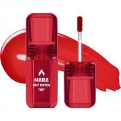 BLACK ROUGE Mara Hot Water Tint Nuantator pentru buze LV03 Burning Mara - Culoare intensa si efect plumping, rezistent la transfer, 5g