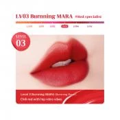 BLACK ROUGE Mara Hot Water Tint Nuantator pentru buze LV03 Burning Mara - Culoare intensa si efect plumping, rezistent la transfer, 5g