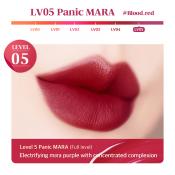 BLACK ROUGE Mara Hot Water Tint - nuantator pentru buze lichid, creat pentru a oferi buzelor o culoare intensa si de lunga durata, cu efect de plumping si racorire, cu fixare rapida in 30 de secunde si rezistent la transfer - 4.5 gr - LV05 Panic Mara