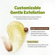 TIRTIR Matcha Bubble Tea Scrub, 95gr - exfoliant formulat cu acid salicilic si gluconolactona, care contribuie la exfolierea delicata si la ingrijirea zonelor cu exces de sebum sau aspect aspru