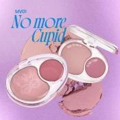 FWEE Mellow Dual Blusher Fard de Obraz MV01 No More Cupid - Blush Hidratant si Rezistent, Textura Lejera si Culoare Vibranta, 7.2 gr