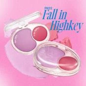 FWEE Mellow Dual Blusher Fard de obraz PK02 Fall in Highkey - Culoare Vibranta si Textura Hidratanta, 7.2 gr