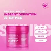Lee Stafford Messed Up Crema Modelatoare Texturizanta - Fixare Flexibila si Textura Naturala, 50 ml