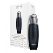 GESKE MicroCurrent Skin Scrubber and Blackhead Remover 9 in 1 - Aparat pentru curatarea tenului cu microcurenti si ultrasunete, care contribuie la curatarea punctelor negre si la indepartarea celulelor moarte - Black