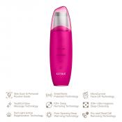 MicroCurrent Skin Scrubber and Blackhead Remover 9 in 1  Magenta