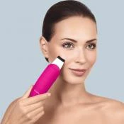 MicroCurrent Skin Scrubber and Blackhead Remover 9 in 1  Magenta