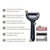 MicroNeedle Face and Body Roller 9 in 1 Aparat de microneedling Black