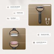 MicroNeedle Face and Body Roller 9 in 1 Aparat de microneedling Black