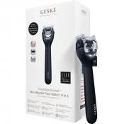 GESKE MicroNeedle Face Roller 9 in 1 Black - Microneedling facial pentru fermitate si stralucire, regenerare celulara si reducerea ridurilor fine, 1 buc