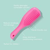 Mini Wet Detangler Perie de par Pink Dusky Roz