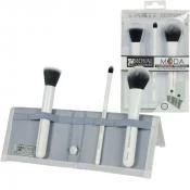 ROYAL AND LANGNICKEL Moda Complexion Perfection Set Pensule Machiaj ALB - finisare perfecta si acoperire impecabila, 4 piese