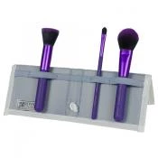ROYAL AND LANGNICKEL Moda Complexion Perfection Set Pensule Machiaj Mov - Aplicare Profesionala si Machiaj Perfect, 4 Piese