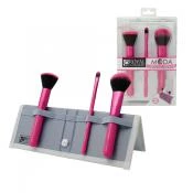 ROYAL AND LANGNICKEL Moda Complexion Perfection Set Pensule 4 Piese Roz - Pensule Machiaj Profesionale pentru Ten Perfect, Aplicare Usoara si Rapida, 100% Vegan, 1 set