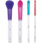 ROYAL AND LANGNICKEL MODA Next Gen Set Pensule Machiaj Profesional Full Face 4 Piese - Aplicare Uniforma si Precizie pentru Pudra, Fond de Ten, Ochi si Buze, 150 g
