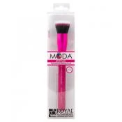 ROYAL AND LANGNICKEL Moda Pensula Rotunda Multifunctionala Airbrush Finish - pentru fond de ten lichid si pudra, efect flawless si ergonomic, 100% vegan, 1 buc.