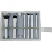 ROYAL AND LANGNICKEL MODA Set Pensule Machiaj Total Face Alb - Aplicare Uniforma si Precisa, Vegan, 7 piese