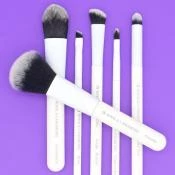 ROYAL AND LANGNICKEL MODA Set Pensule Machiaj Total Face Alb - Aplicare Uniforma si Precisa, Vegan, 7 piese
