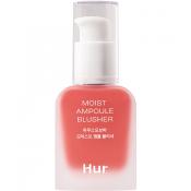 HOUSE OF HUR Moist Ampoule Blusher - fard de obraz lichid cu textura usoara tip ser, care contribuie la obtinerea unui plus natural de culoare si luminozitate si la metinerea confortului pielii - 20 ml - 05 Peach Coral