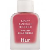 HOUSE OF HUR Moist Ampoule Blusher Mini - fard de obraz lichid cu textura usoara tip ser, care contribuie la oferirea pielii unui plus natural de culoare si luminozitate si la metinerea confortului pielii pe parcursul zilei - 10 ml - 02 Deep Plum