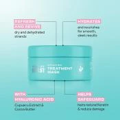 Lee Stafford Moisture Burst Masca Hidratanta pentru Par 200 ml - Hidratare Intensa si Netezire pentru Par Uscat si Degradat, 200 ml