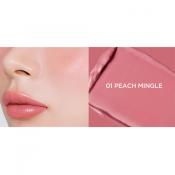 TIRTIR Mood Glider Lip and Blush Stick, 01 Peach Mingle, 3.8 gr - nuantator pentru buze pentru buze, obraji si pleoape, cu intensitate ajustabila prin aplicari succesive si textura usor de aplicat si estompat