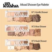 UNLEASHIA Mood Shower Face Palette Fard de pleoape No. 2 Rose Shower - aplicare si estompare, 4 gr
