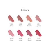 MUZIGAE MANSION Moodwear Blur Ruj Mat 003 Nuddy - Hidratare si Efect Volumizant, 4 gr