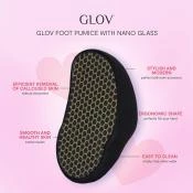 GLOV Nano Glass Foot File Black - Ustensila din sticla nano pentru calcaie uscate si crapate