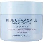 NATURE REPUBLIC Natural Made Dischete Tonice cu Musetel Albastru - Calmante si Hidratare pentru Ten Sensibil, 50 buc