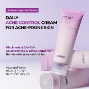 JUMISO Niacinamide 2+ Oil Control Cream 80 ml - Crema de fata formulata cu niacinamida si acid tranexamic, care contribuie la echilibrarea sebumului si la diminuarea aspectului porilor