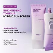 JUMISO Niacinamide 3+ Tone-up Sunscreen, 40 ml - Crema de fata formulata cu niacinamida si acid tranexamic, care contribuie la protectia ridicata impotriva radiatiilor UVA si UVB si la mentinerea luminozitatii tenului, Daily
