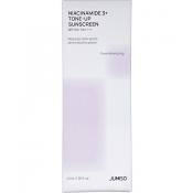 JUMISO Niacinamide 3+ Tone-up Sunscreen, 40 ml - Crema de fata formulata cu niacinamida si acid tranexamic, care contribuie la protectia ridicata impotriva radiatiilor UVA si UVB si la mentinerea luminozitatii tenului, Daily