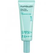 NUMBUZIN No.1 Clear Filter Sun Essence - crema de fata formulata cu Niacinamida si Centella Asiatica, care contribuie la protectia UV SPF50+ PA++++ si la mentinerea confortului cutanat - 50 ml