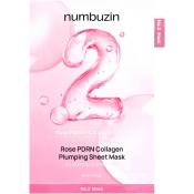 No.2 Rose PDRN Collagen Plumping Sheet Mask Masca de fata 33 ml